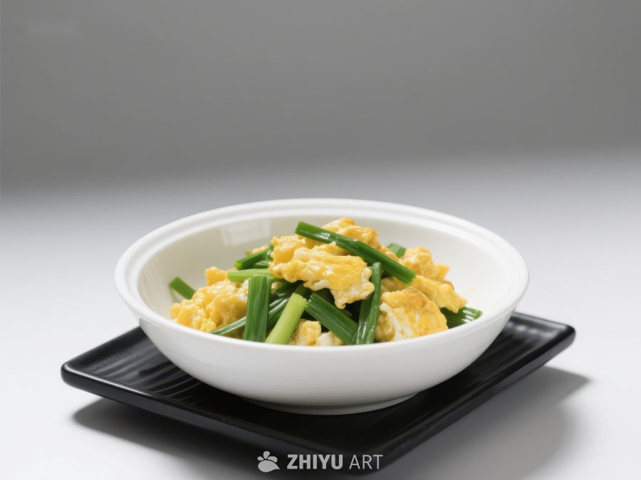 青蒜炒鸡蛋，简约美食 687