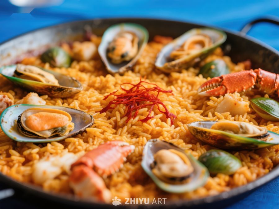 海鲜烩饭：色彩斑斓的美食盛宴 279