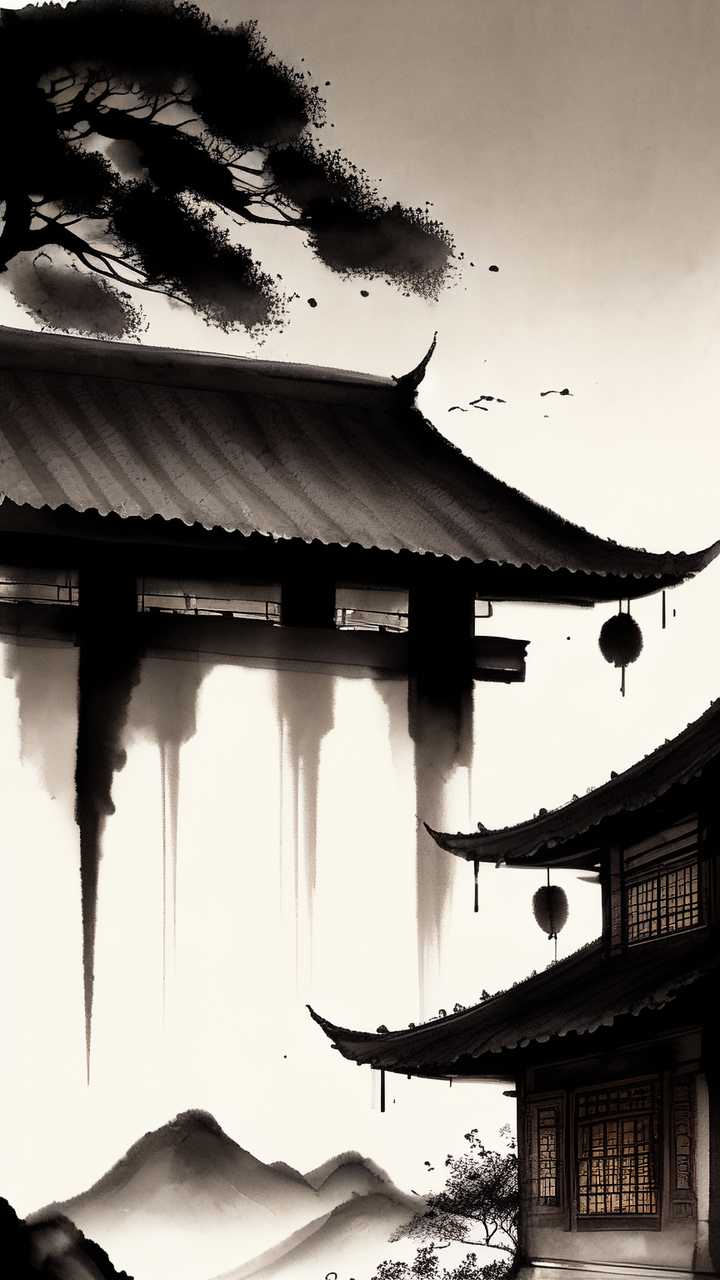 山水插画