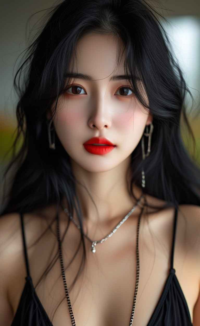 黑色美女性感特写 7