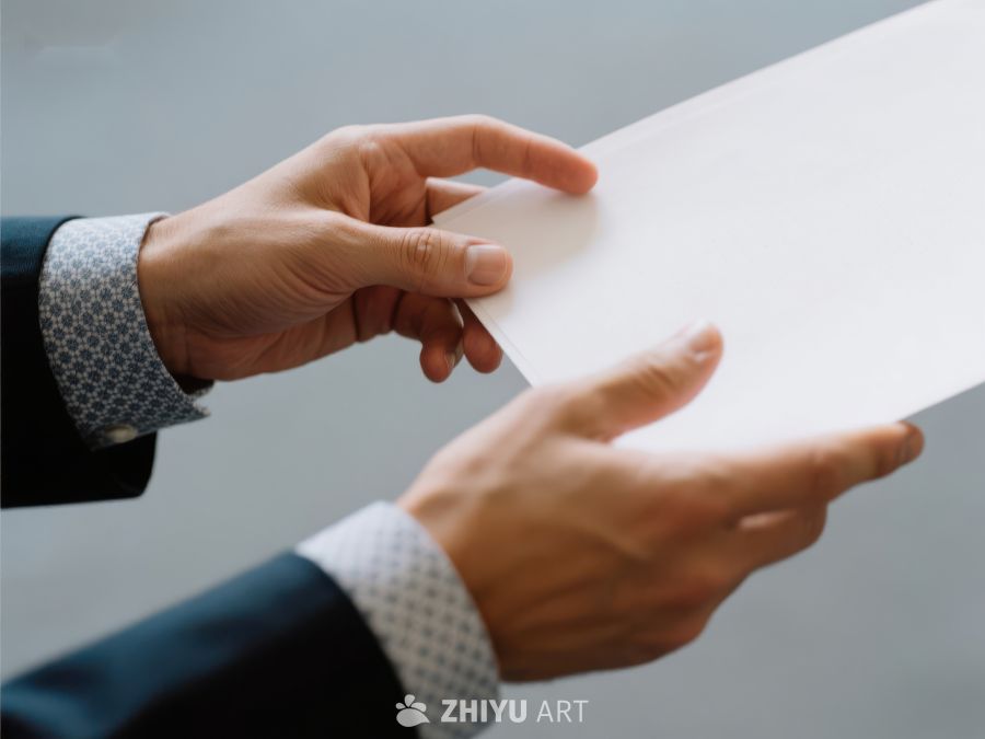 双手交接文件的瞬间 347