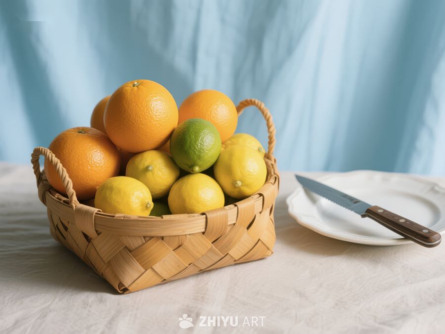 篮子里的橙子和柠檬 392