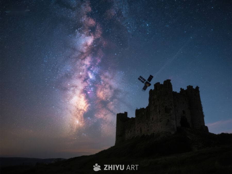 星空下的古堡剪影 177