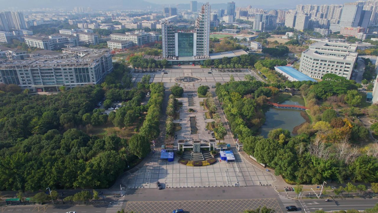 航拍福建江夏学院景观 3