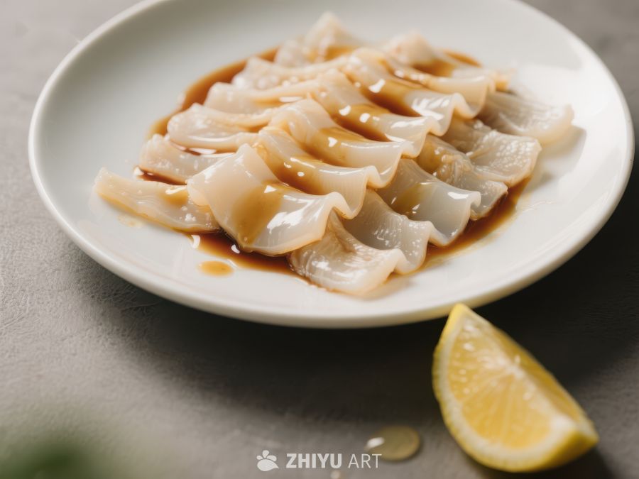 鱿鱼片配柠檬酱汁 1755