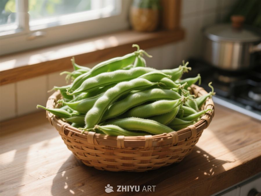篮子里的新鲜蚕豆 169