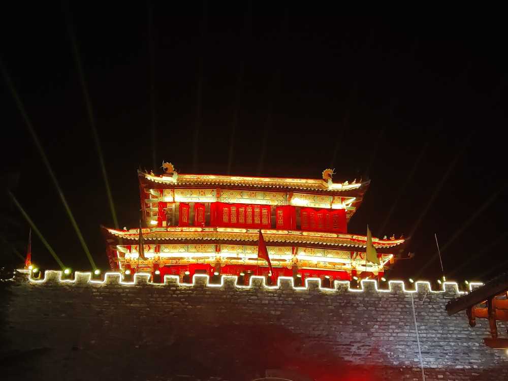 松潘古镇夜晚