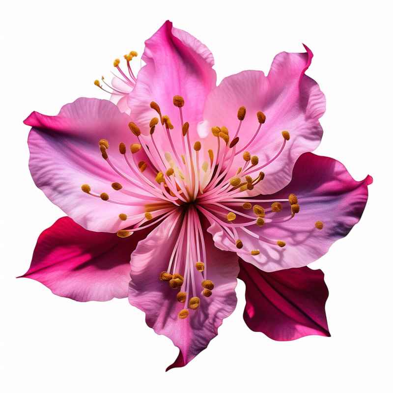 杜鹃花摄影图插画 3