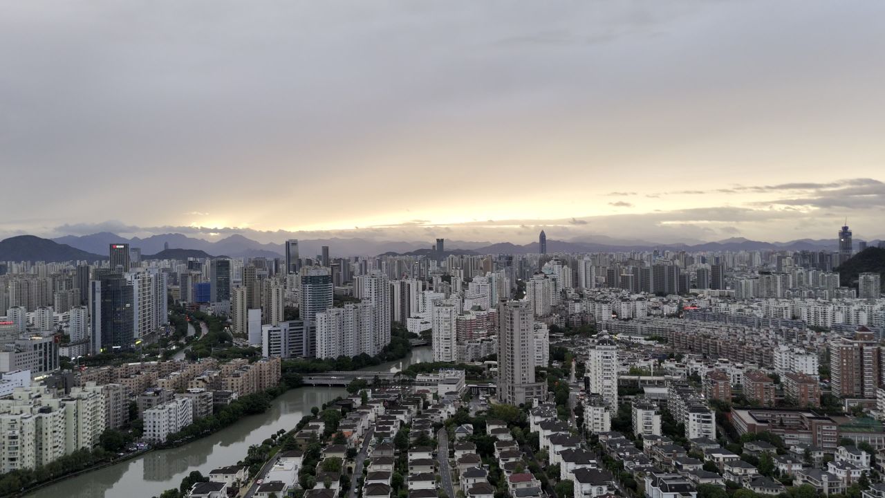 城市晚霞 2
