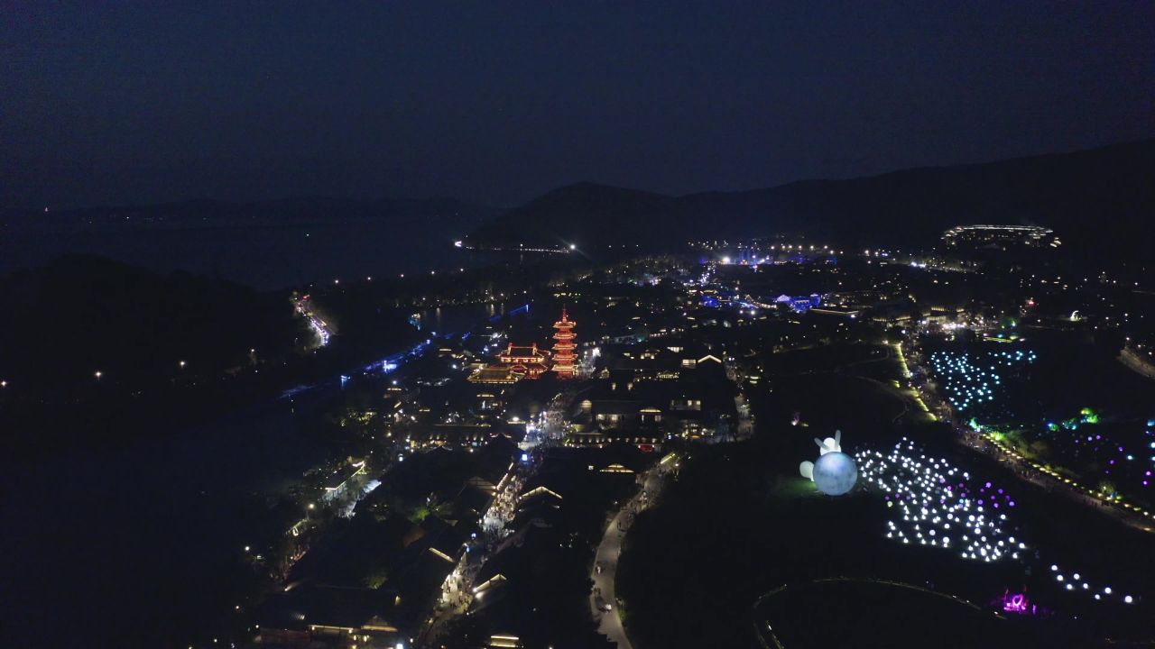 无锡拈花湾夜景