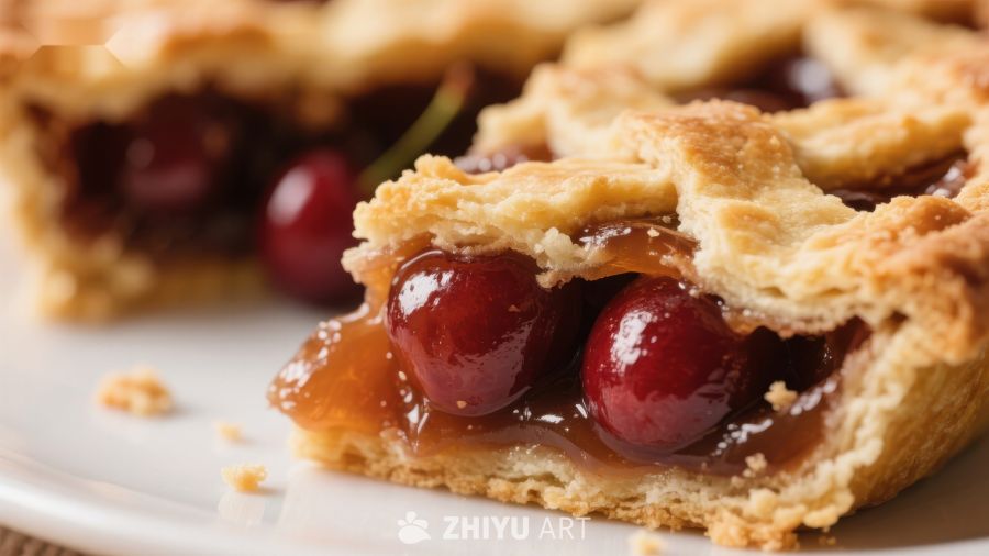 樱桃派的诱人特写