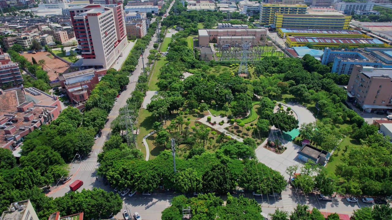 航拍厦门洪厝公园景观 5