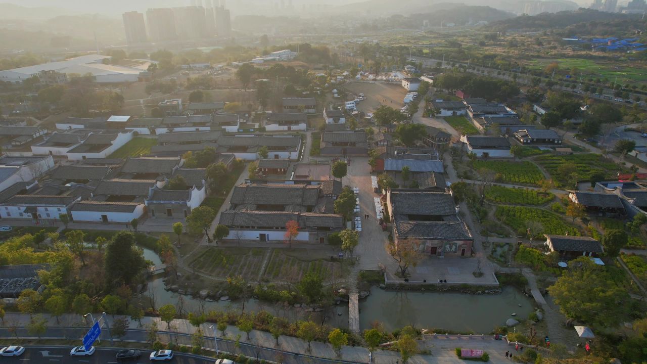 航拍福州梁厝历史文化街 7