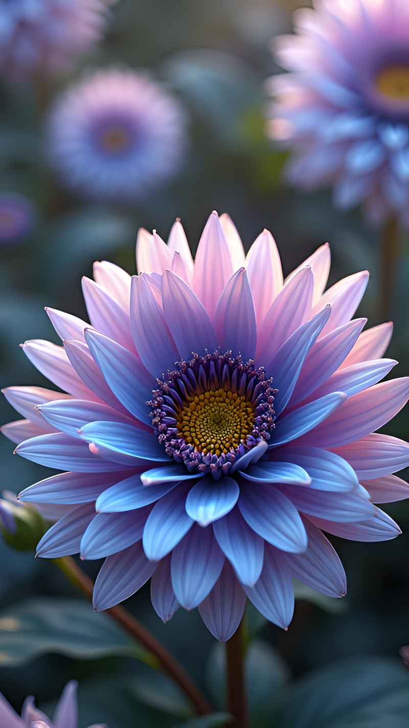  未来主义风格的花卉，如同来自外星球 2