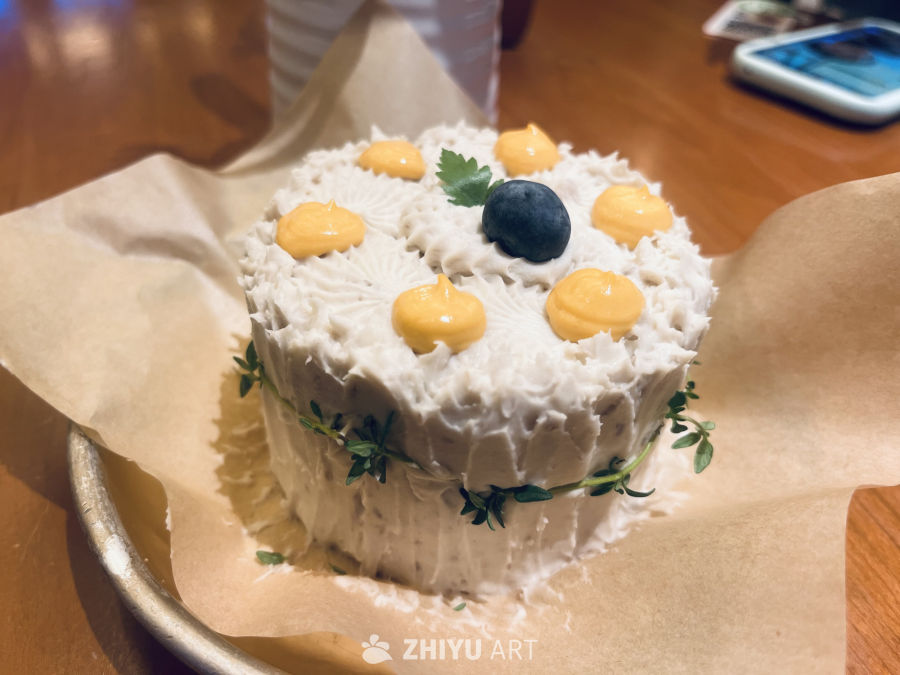 奶油蓝莓蛋糕