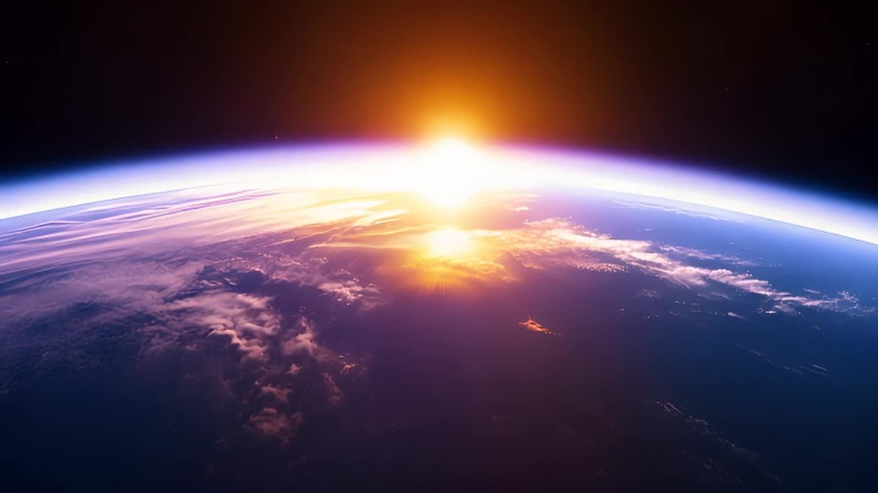 从太空中近距离观察地球