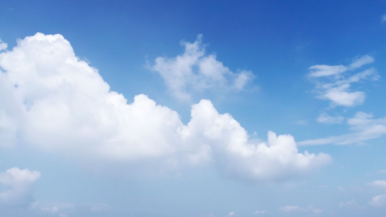 蓝天白云天空天气晴朗延时摄影 4