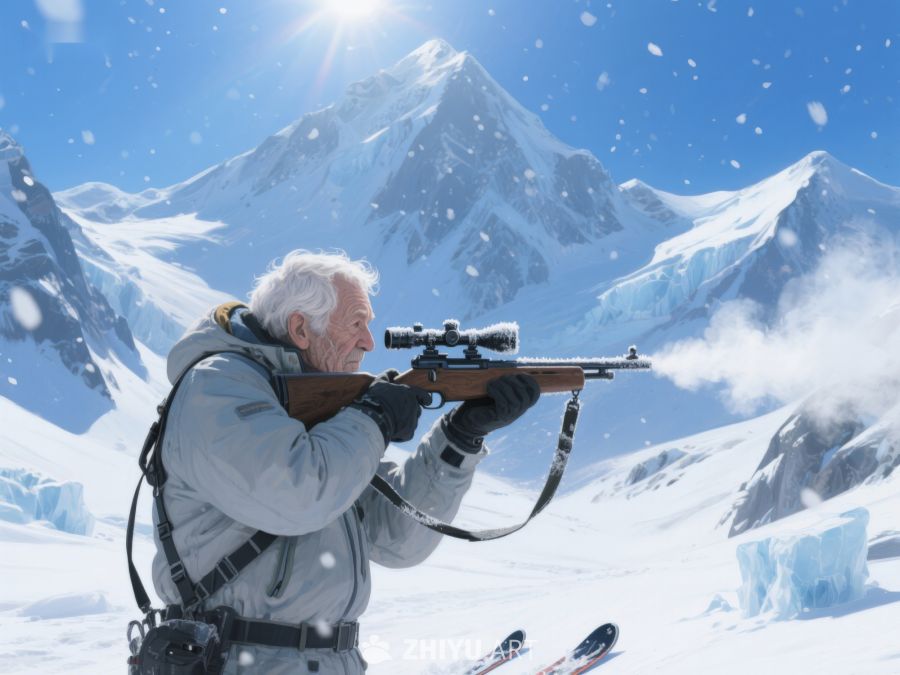 雪地射击：山间猎人 858