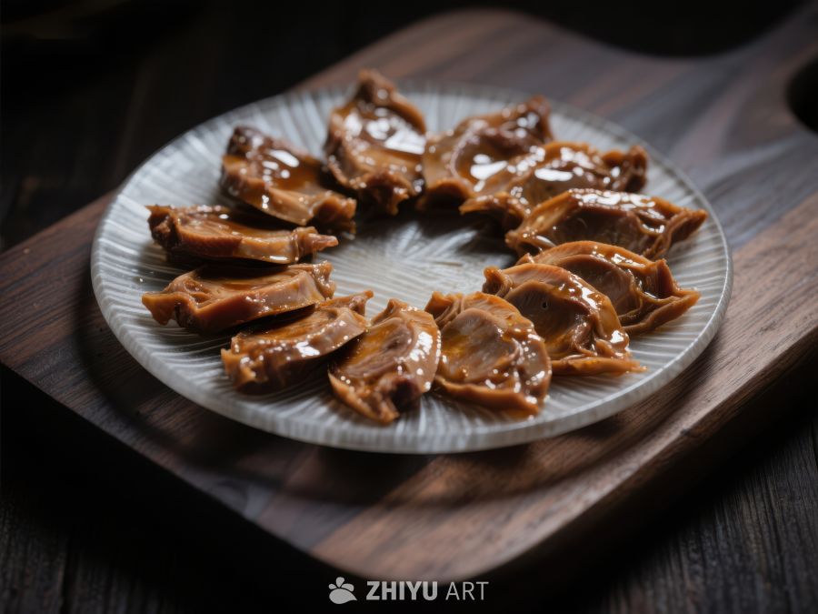 酱香鸭舌精致摆盘 340