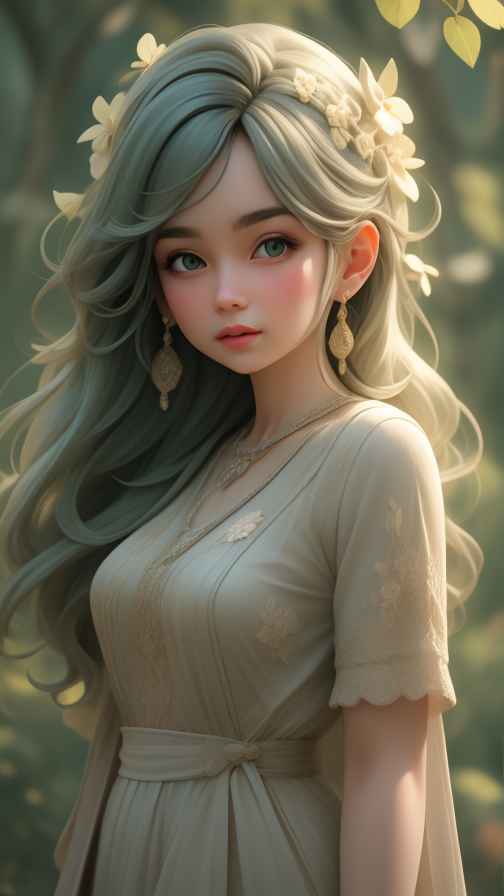 可爱粉色女孩