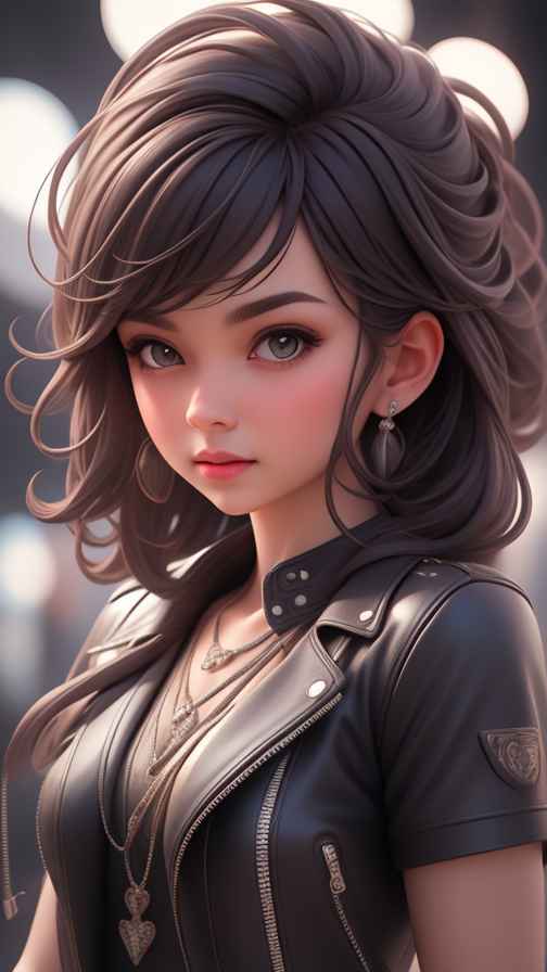穿牛仔的女孩