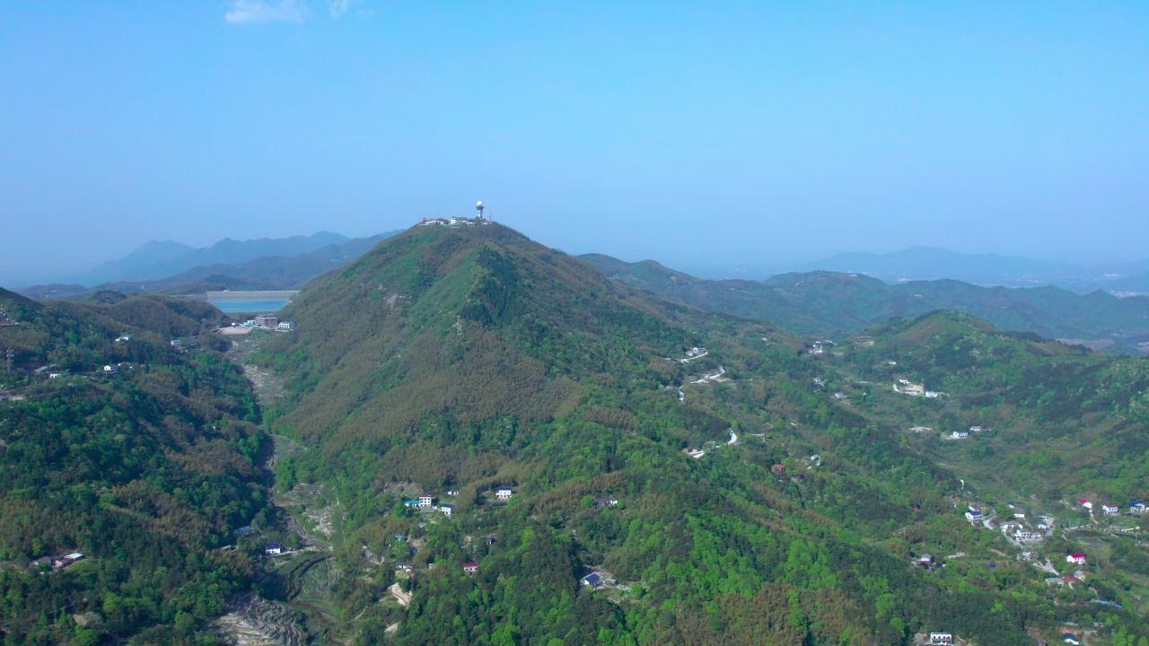 湖南长沙黑麋峰航拍