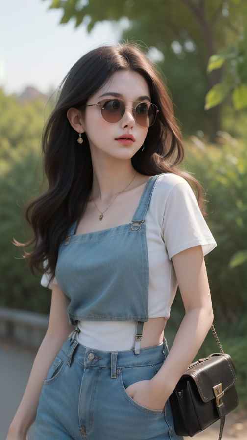 吊带衫女孩