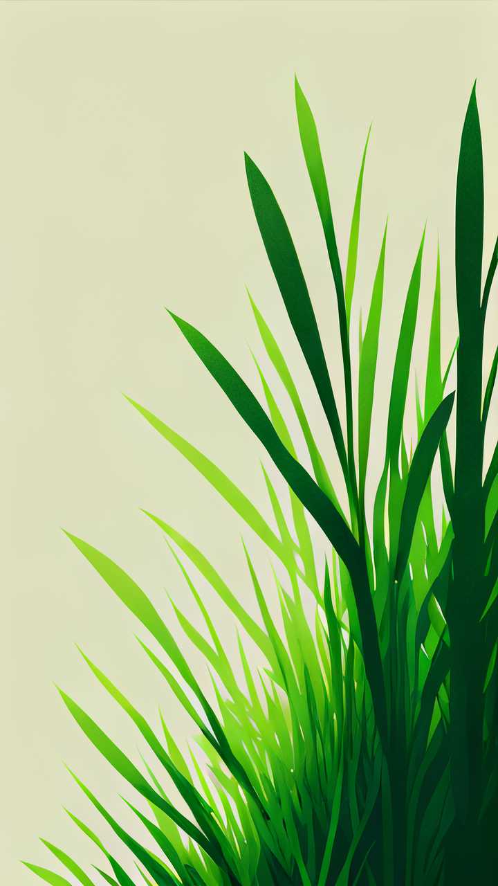 绿色小草清新