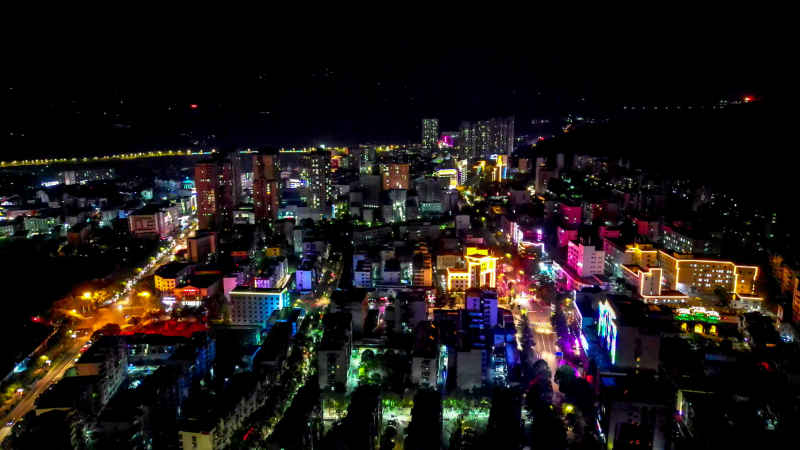 湖北宜昌城市夜景