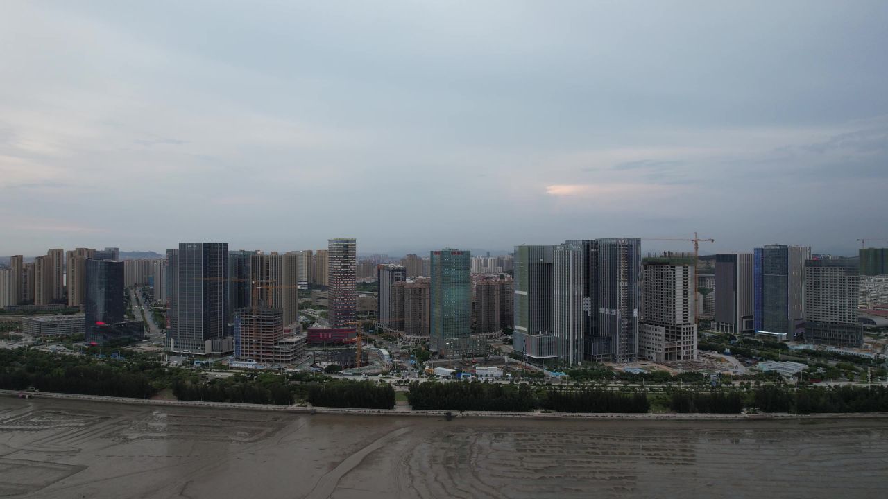 福建泉州城市风光地标建筑航拍