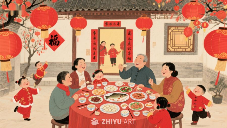 家庭欢聚共庆传统节日 43