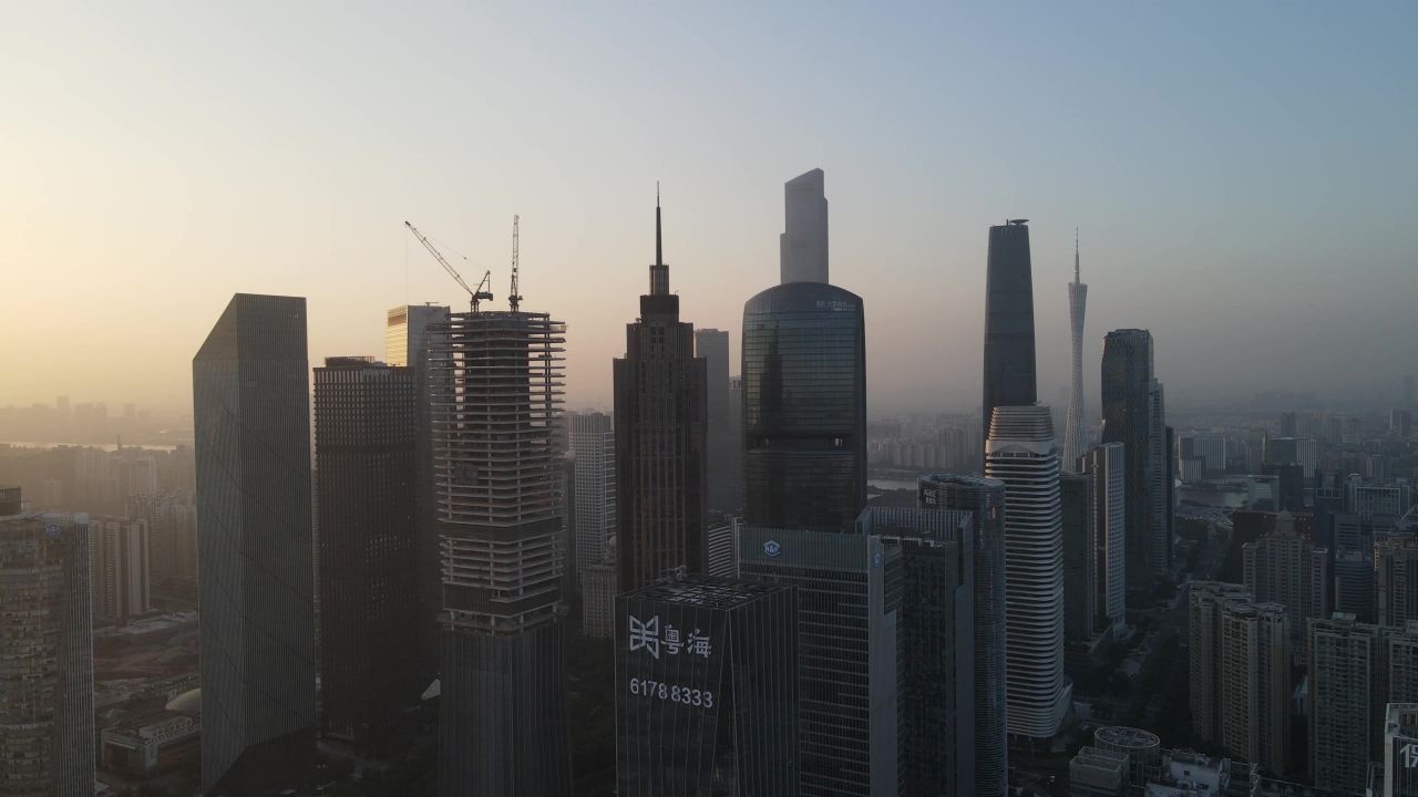 广州市区航拍
