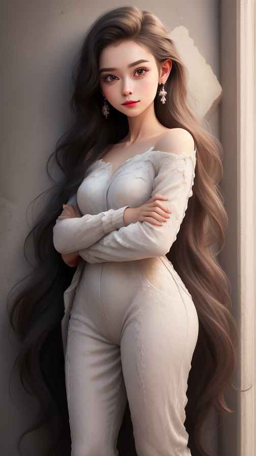 美女身材好看穿什么都好看