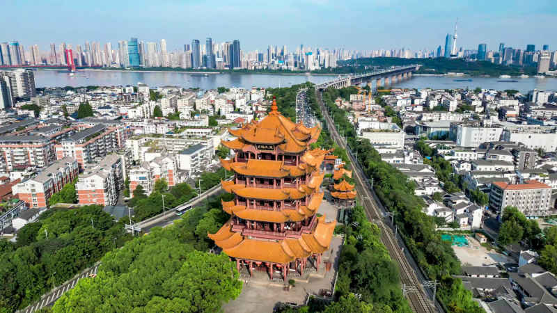武汉城市风光航拍
