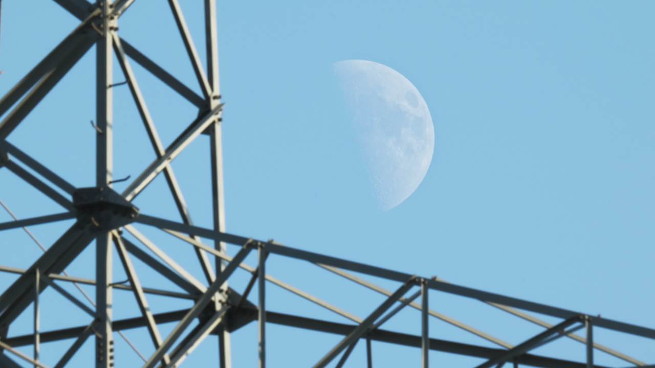 深夜玩天空月亮月球皎洁明月中秋满月 24