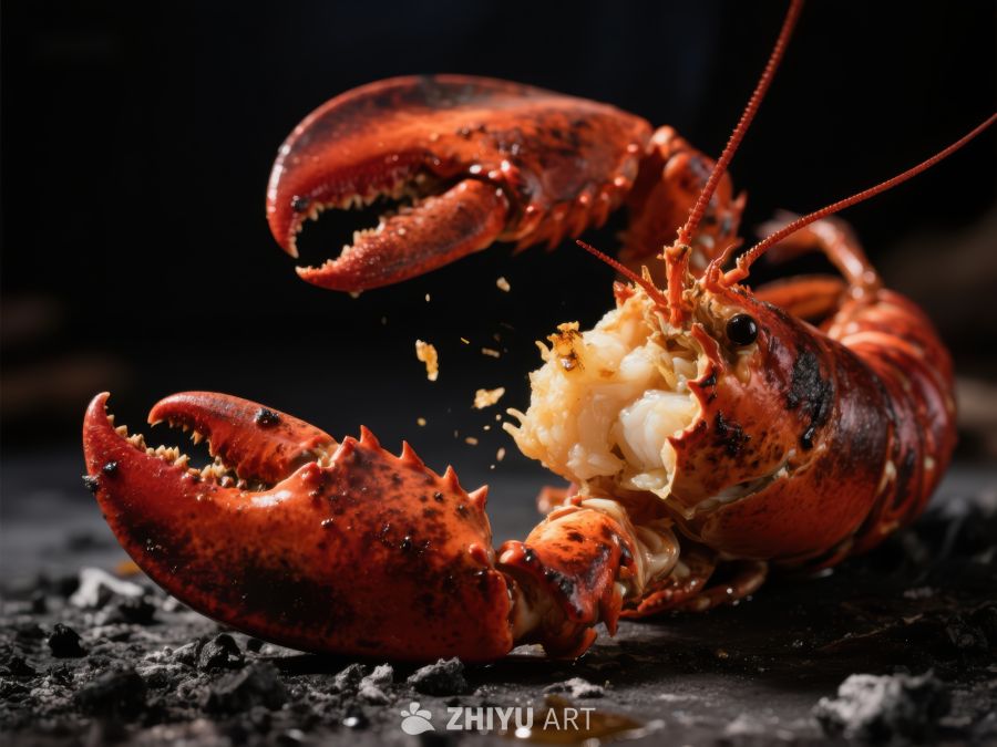 美味烤龙虾，鲜嫩多汁