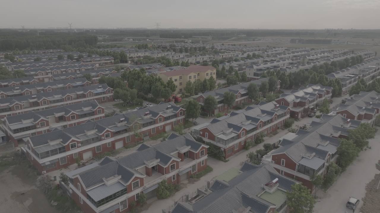 宁静的住宅区航拍
