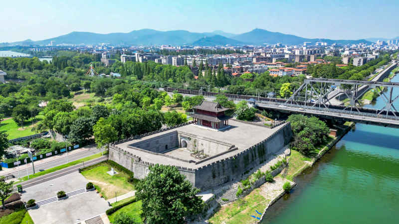 湖北襄阳城市风光旅游景区航拍摄影图 