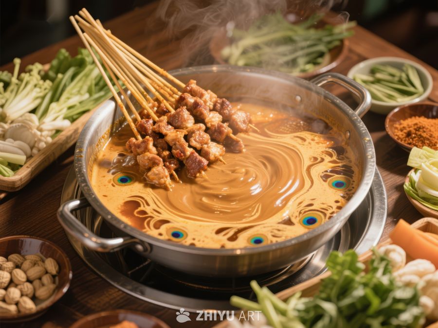 热气腾腾的火锅串串美食 516