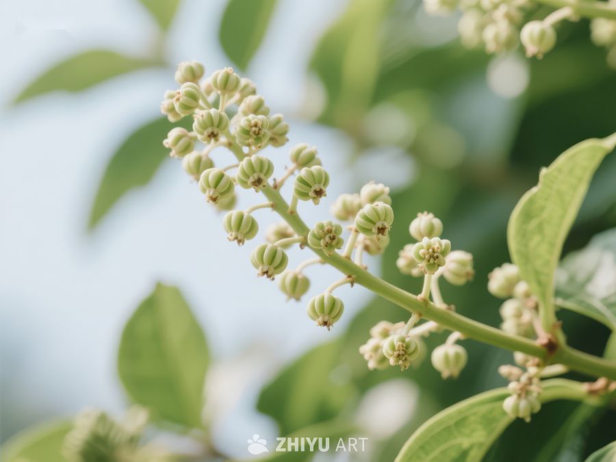绿植花蕾特写，自然生机盎然 187