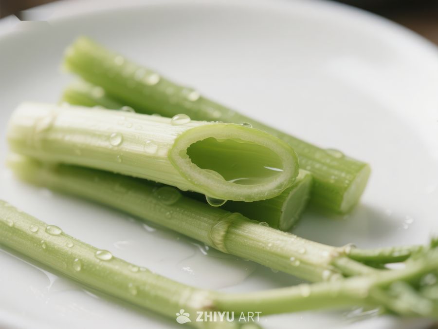 新鲜芹菜段特写 576