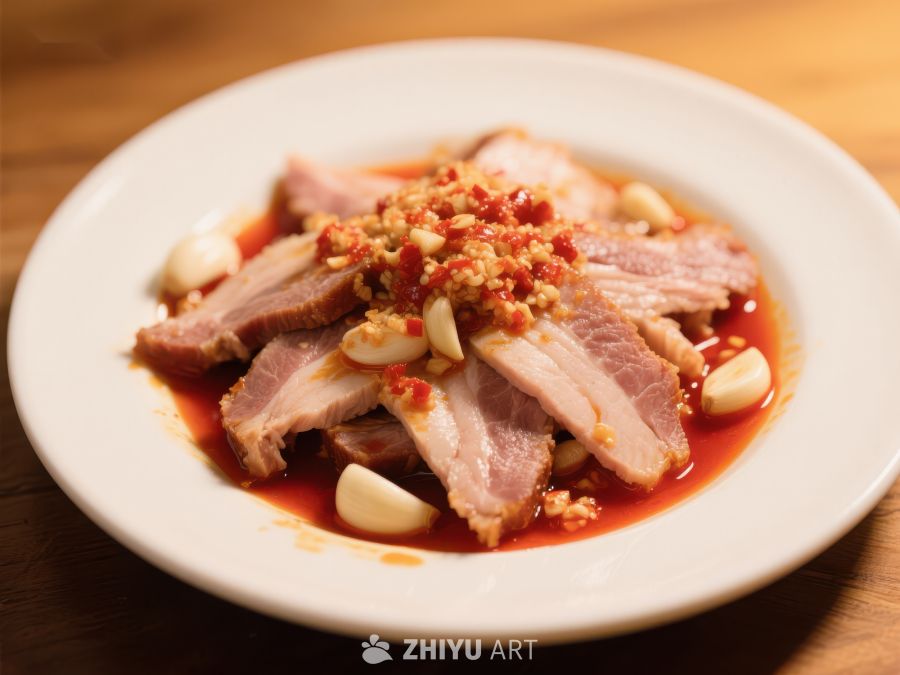 蒜香红油肉片 950
