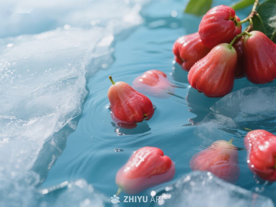 冰水中的红色果实 15