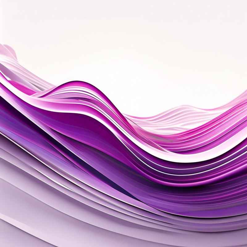 紫色波浪光效线条 5