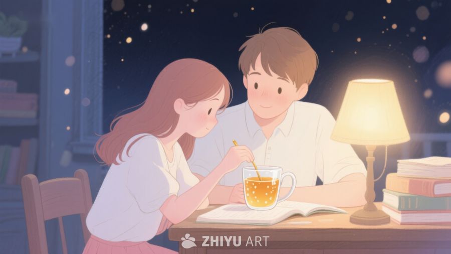 温馨夜晚共读时光 521