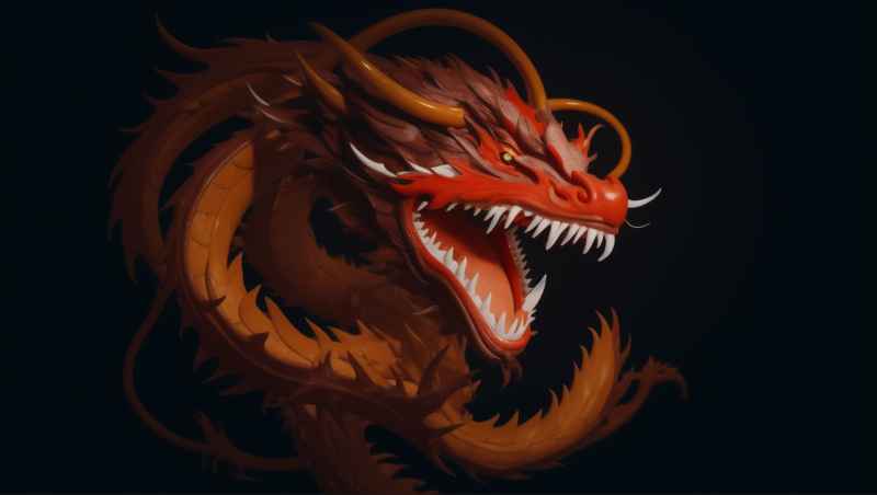 龙年，中国龙，背景图