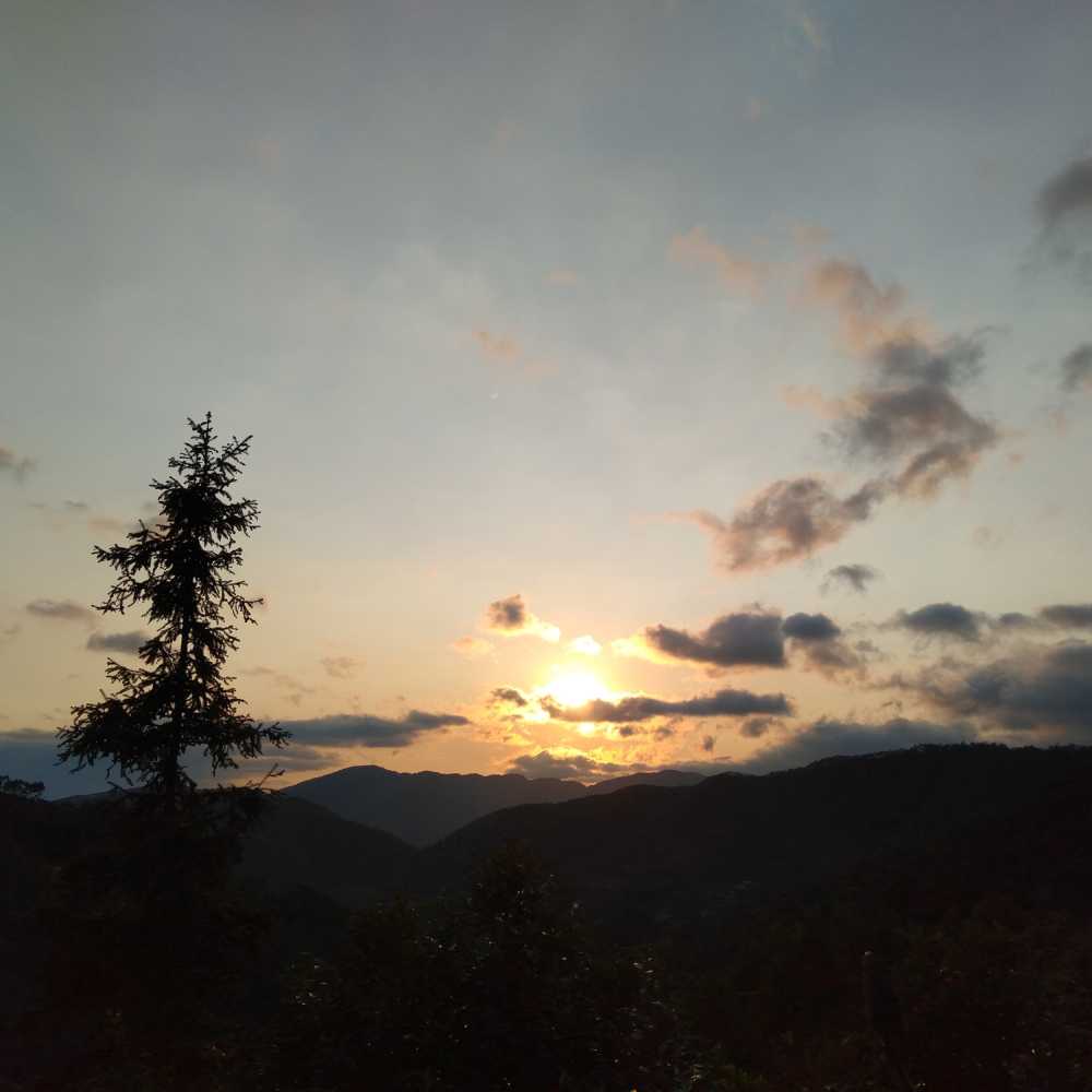 山野落日