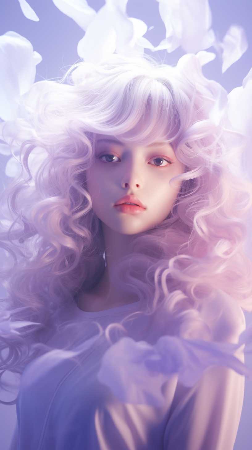 紫色唯美背景图