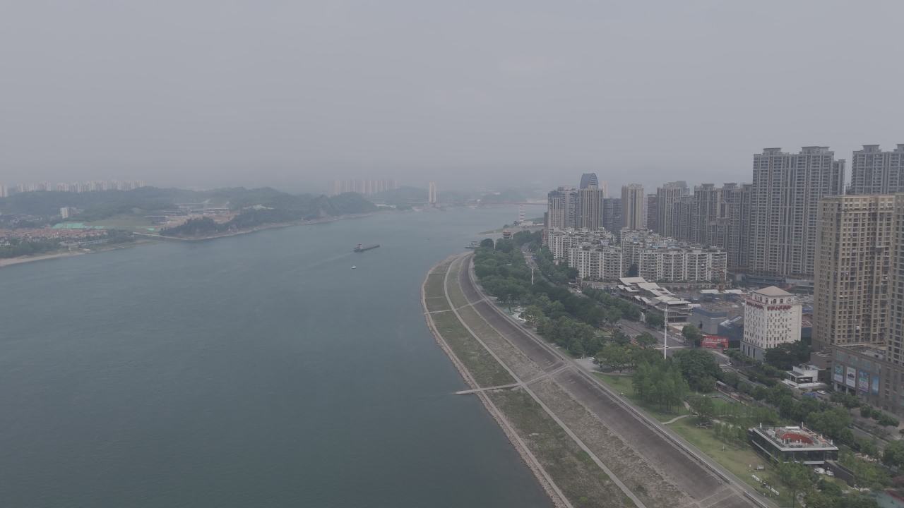 宜昌长江航拍