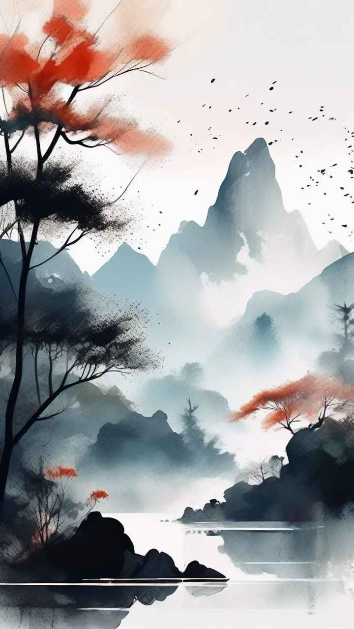 山水插画国风 50